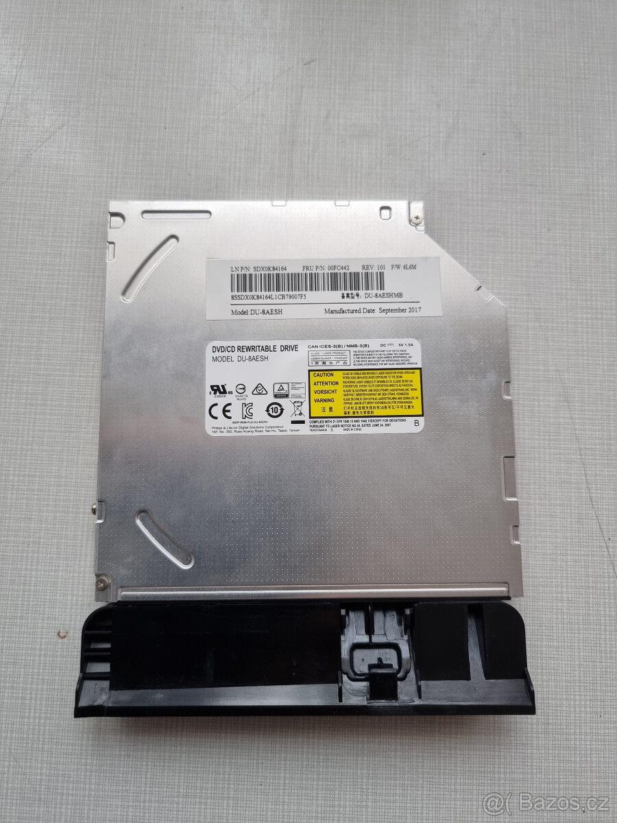 Interní DVD±RW mechanika (DU-8AESH) – testováno, funkční