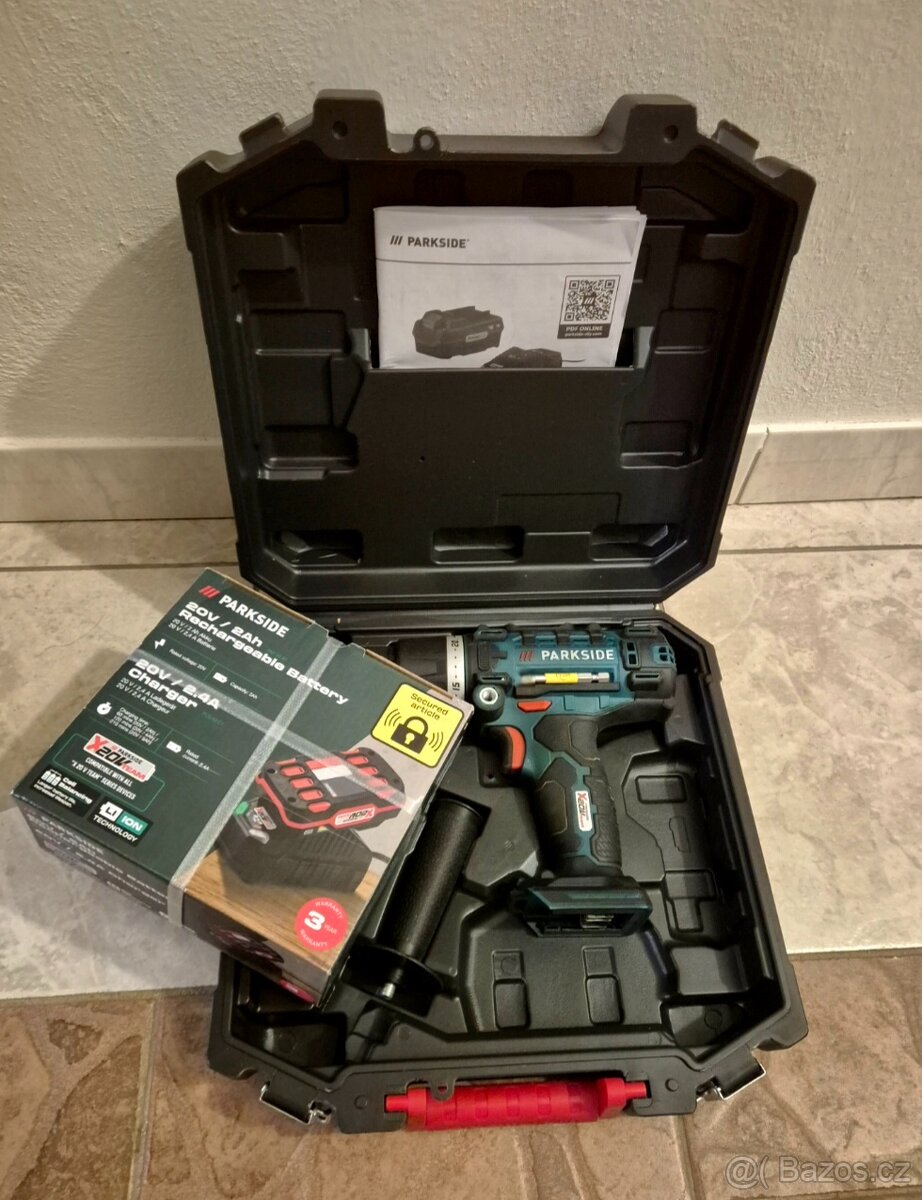 Aku příklepová vrtačka PARKSIDE