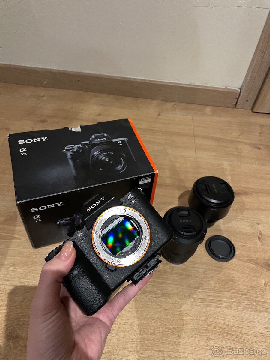 Sony A7 II + 2 objektivy a příslušenství