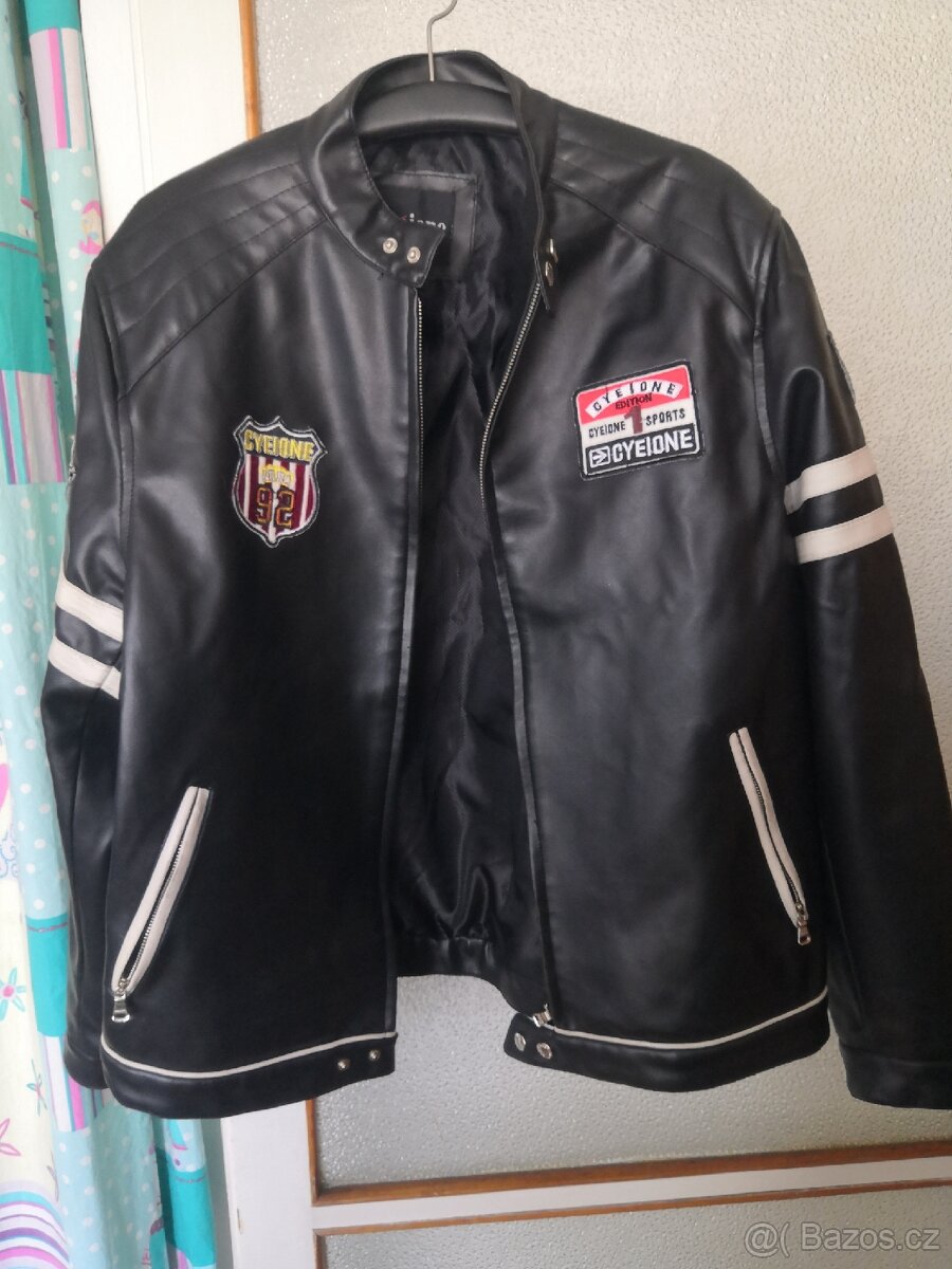 Sportovní bunda koženková