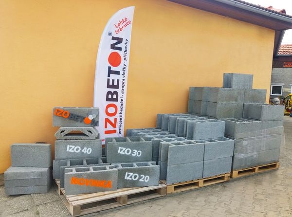 Lehčené ztracené bednění II. jakost