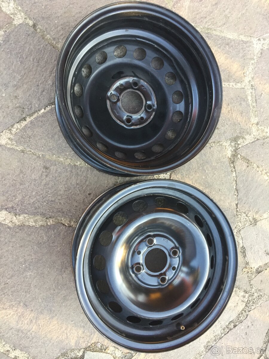 Ocelový plechový disk 14 - 5,5 J x 14 H2