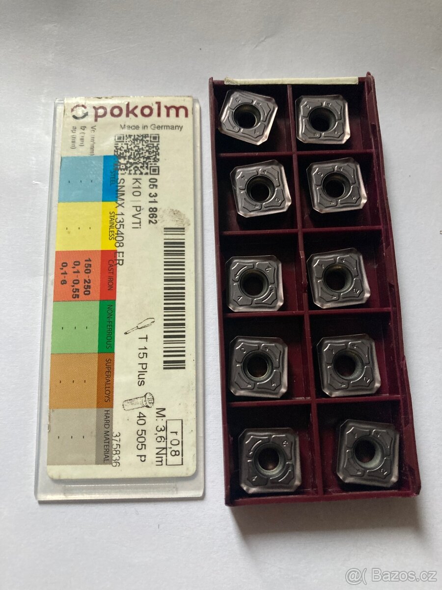 Frézovací plátky Pokolm SNMX 135408 ER