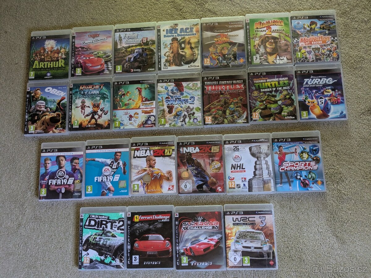 Hry Dětské, MOVE, Závodní, Sport PS3 Playstation 3