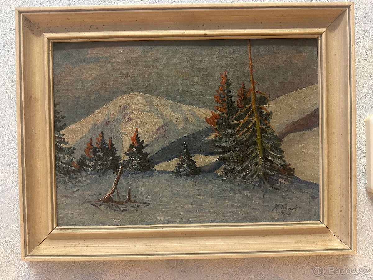 Obraz K. Tykvart (1940)