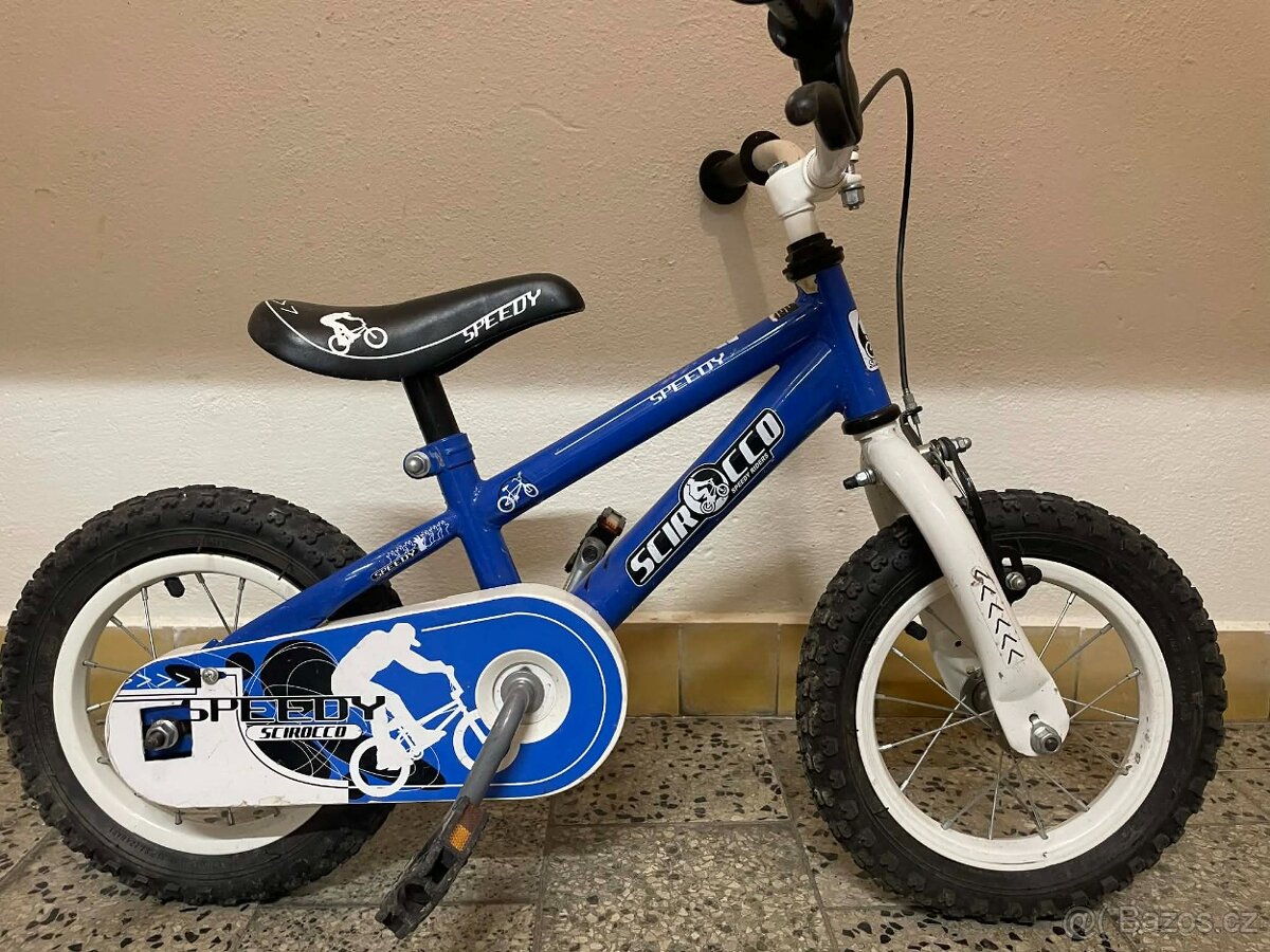 Dětské kolo Scirocco velikost 12 - ZÁNOVNÍ