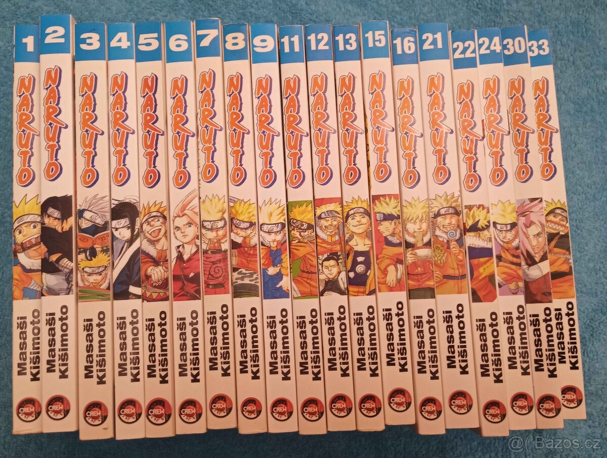 Naruto směs 17 knih v čj
