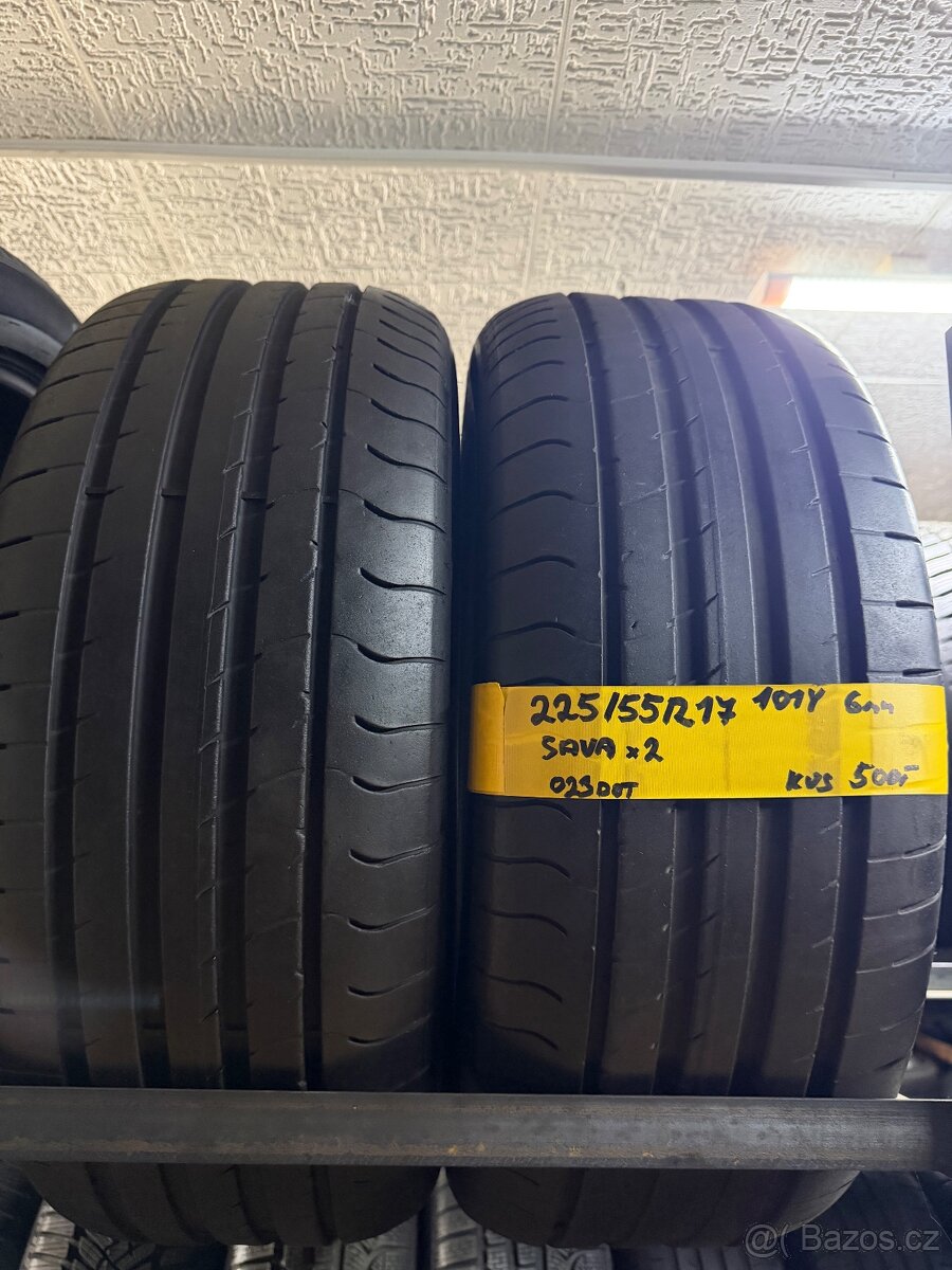 225/55r17 101y sava