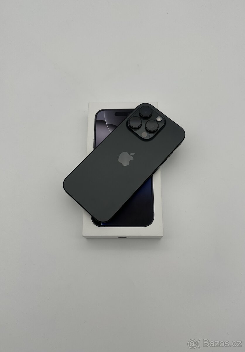 iPhone 16 Pro 128GB Black Titanium + ZÁRUKA