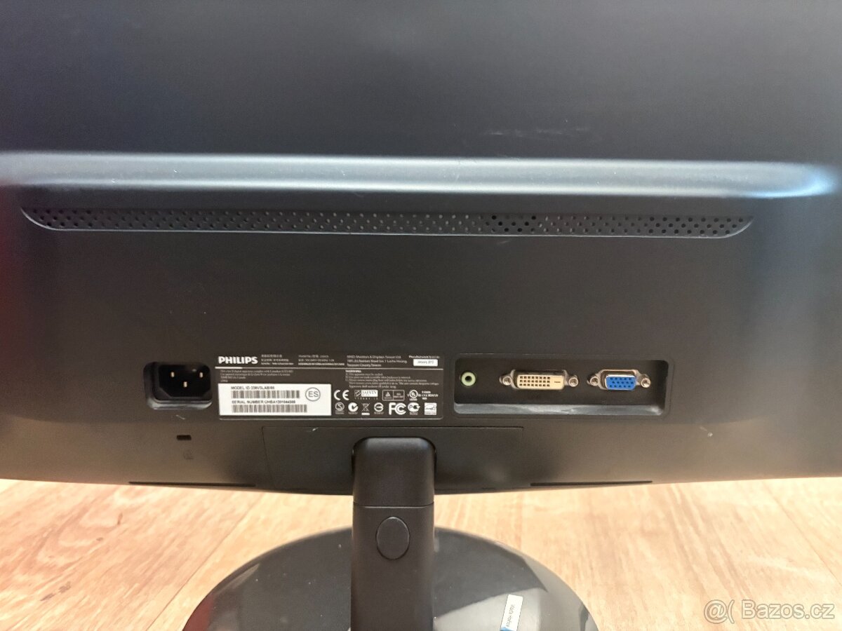 Monitor Philips 236V5LAB, 23,6", Full HD, VGA+DVI