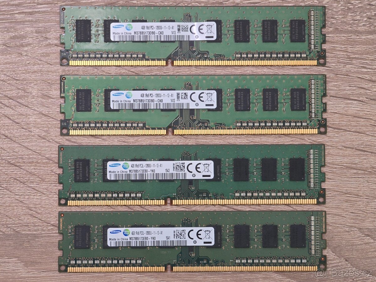 DDR3 RAM Samsung 16GB (4x4GB)