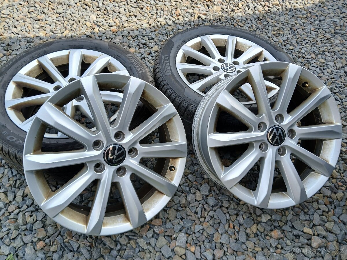 ALU kola,sada, model HELSINKI,originál,215/55 R17,5x112,TOP