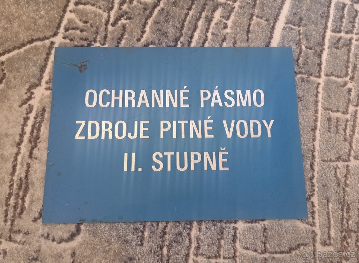 Cedule OCHRANNÉ PÁSMO - 42x30cm