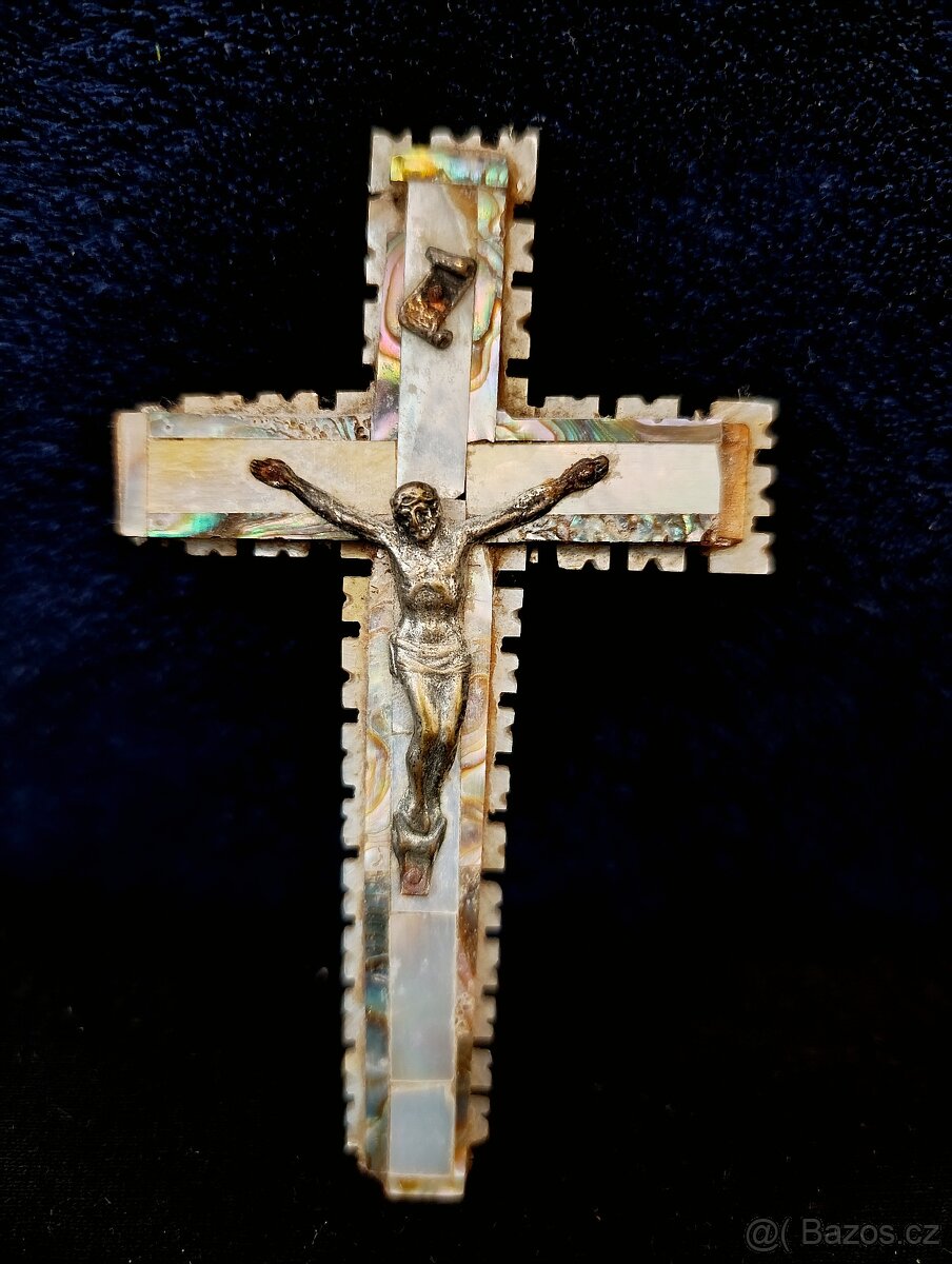 Malý zdobený křížek, 12cm