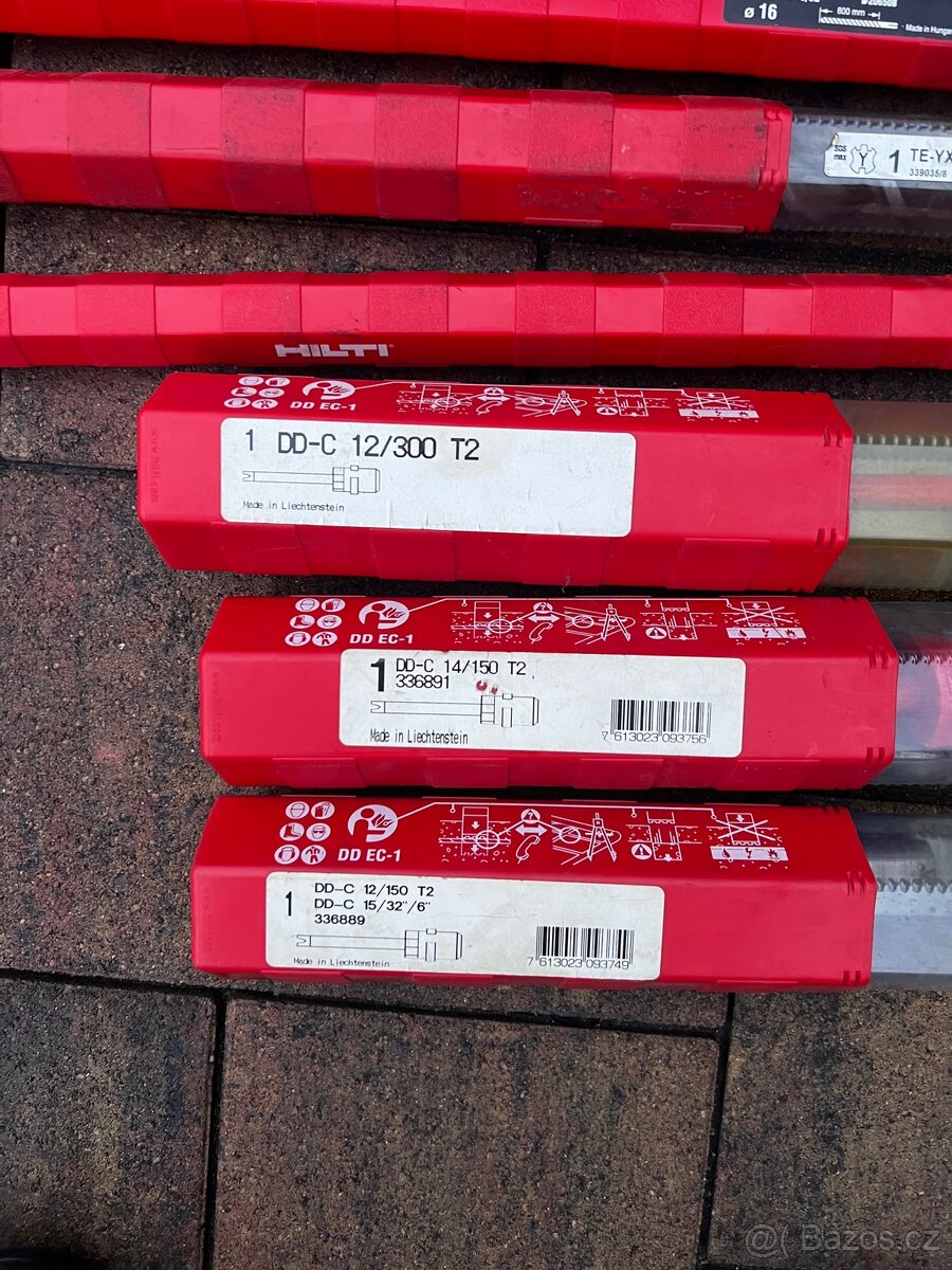 Korunky k jádrové vrtačce Hilti