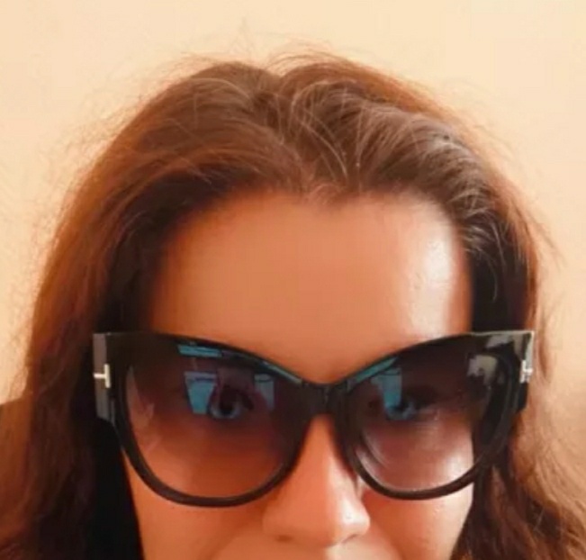Nové černé dámské sluneční brýle módní plastové