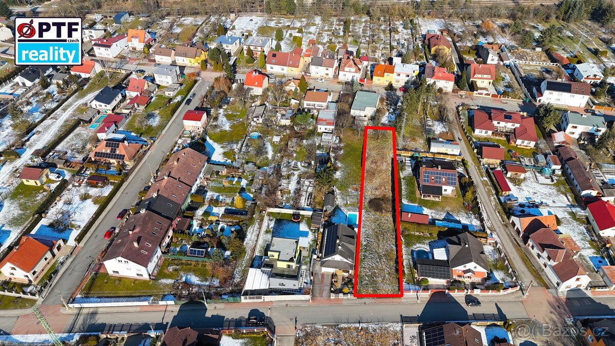 Prodej stavebního pozemku 1088 m2 v obci Vejprnice