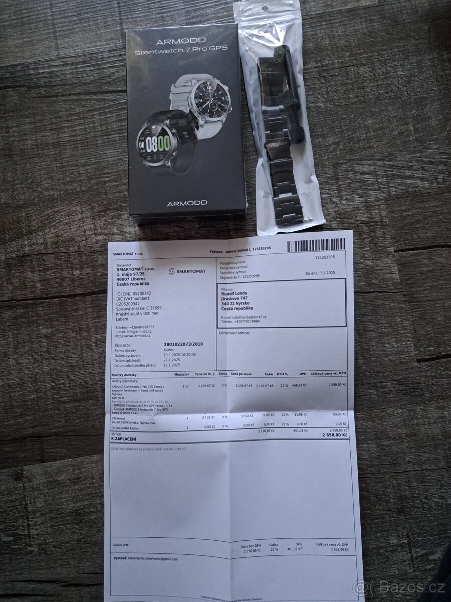 Chytré hodinky Armodd Silentwatch 7 pro gps