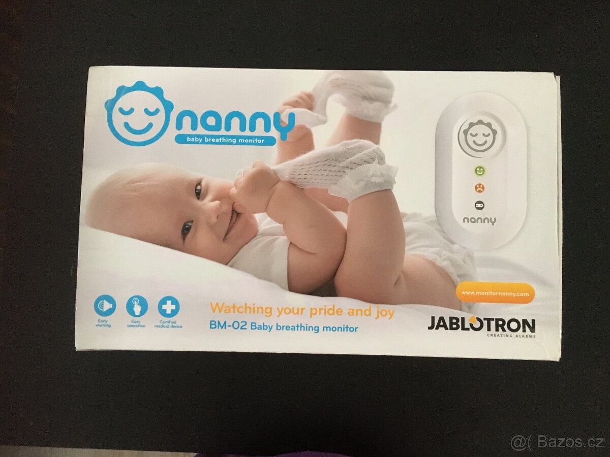 Monitor dechu se dvěma podložkami