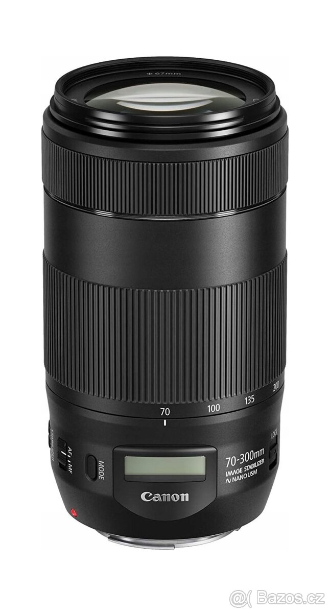 Objektiv Canon EF 70-300 mm f/4-5.6 IS II USM + clona