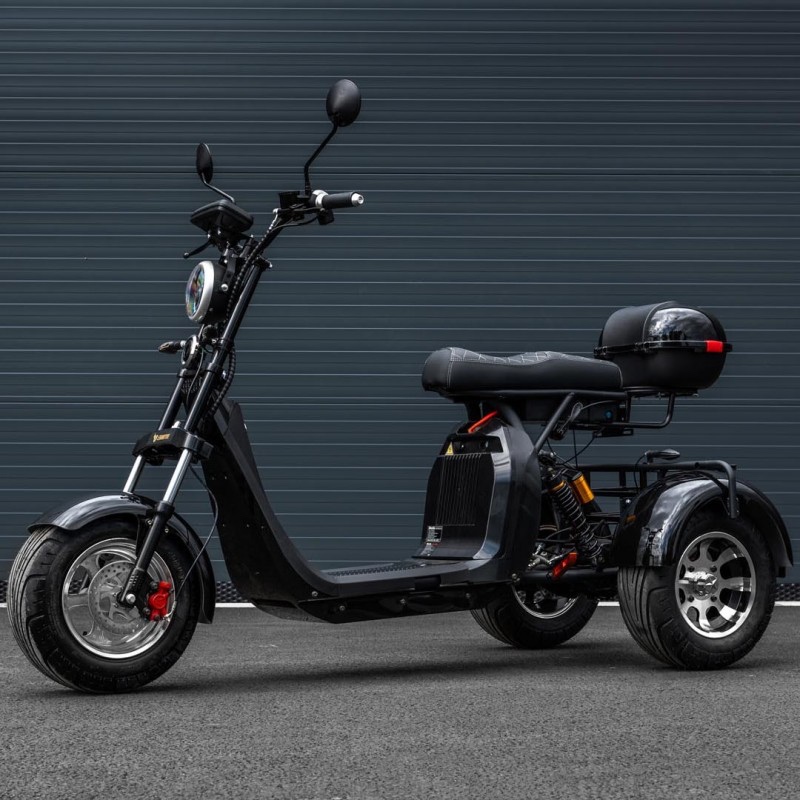 Elektrická tříkolka Leramotors C5, černá