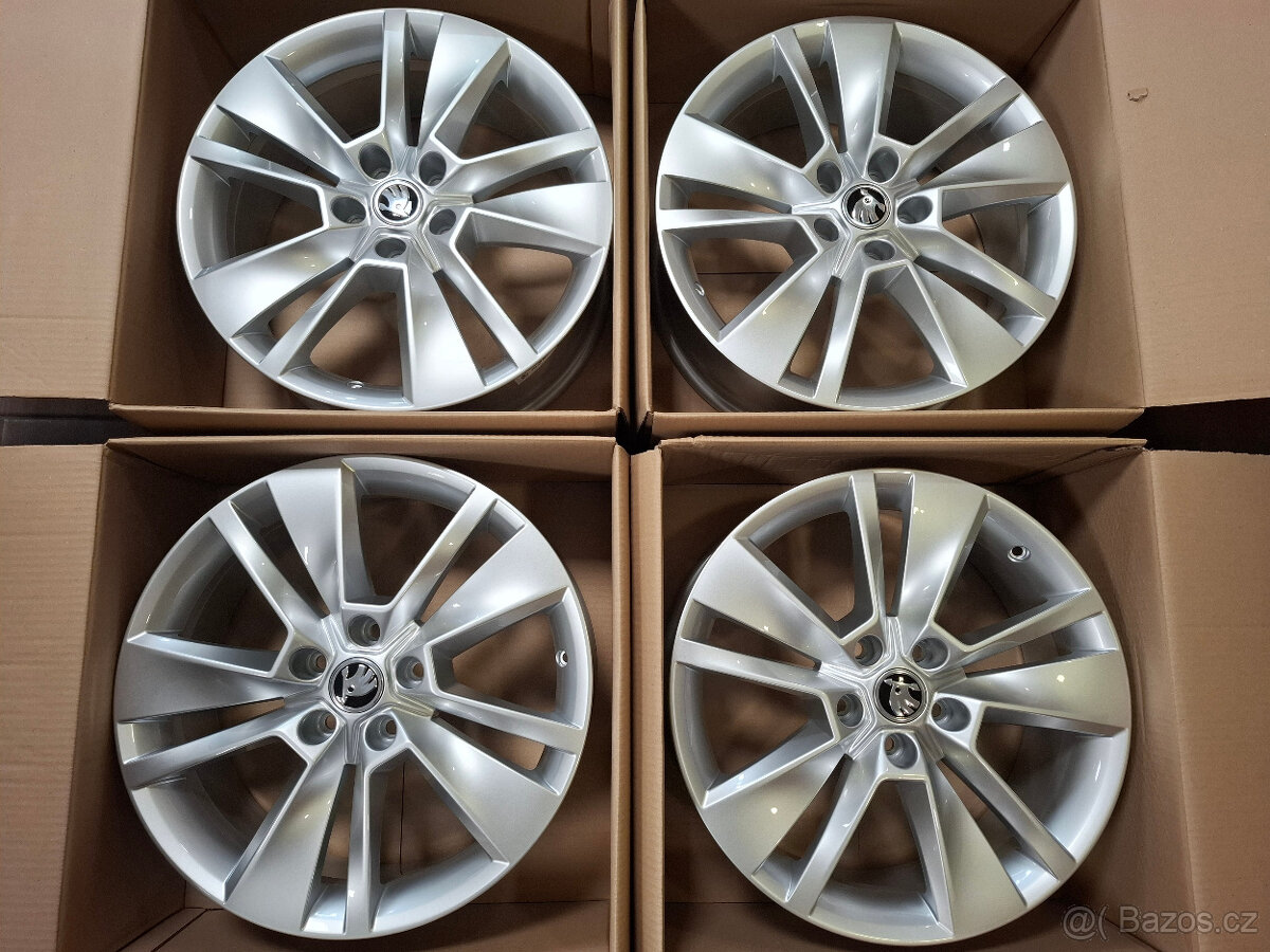 Nové orig. alu disky Škoda Kodiaq 7x18 ET43 5x112 4ks