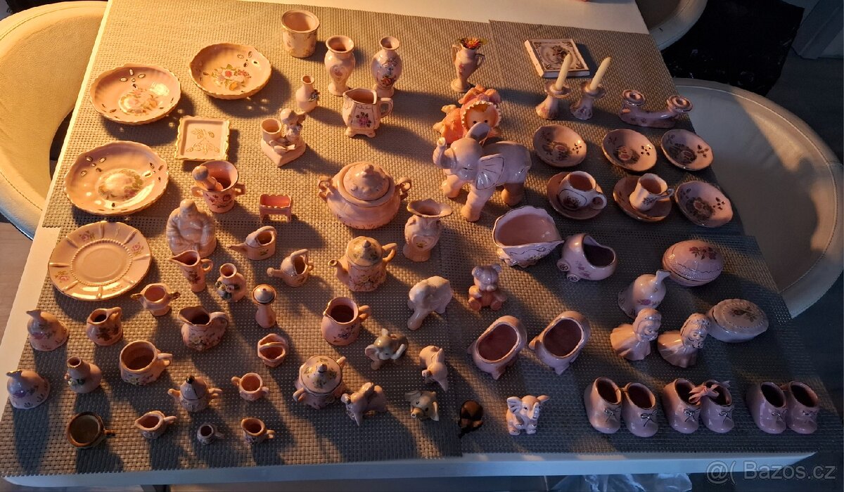 Růžový porcelán