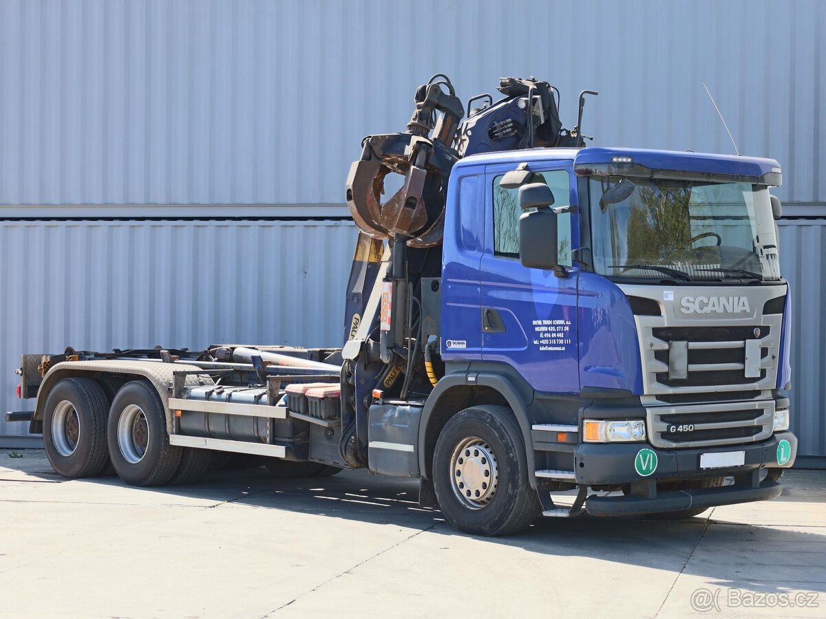 Scania G 450, 6x4, EURO 6, NÁSTAVBA PALFINGER T20A, HYDRAULI
