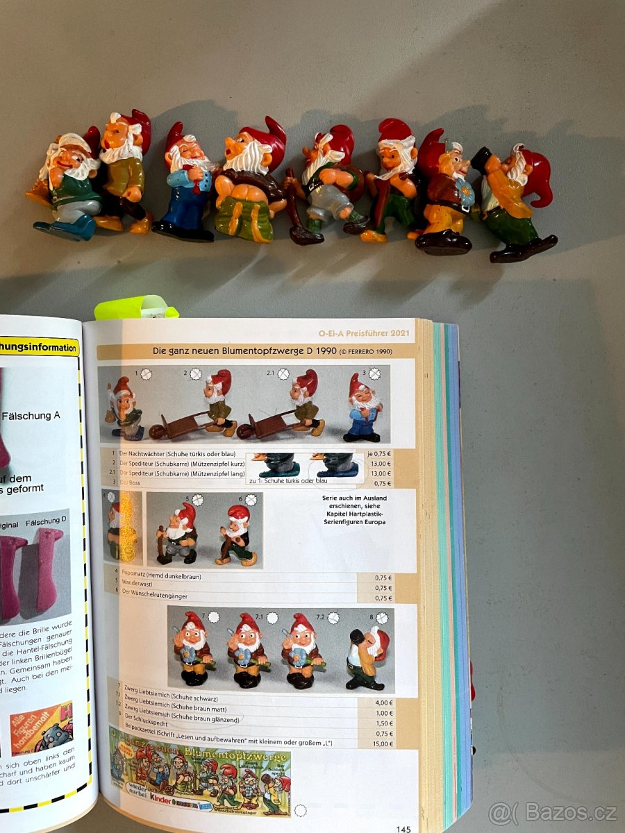 kinder sada trpaslíci německá 1990
