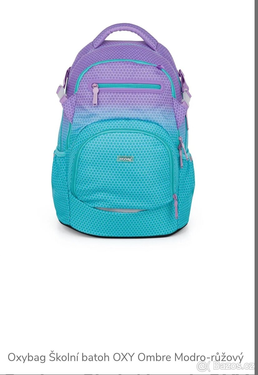 Studentský batoh OXY Ombre Blue - pink