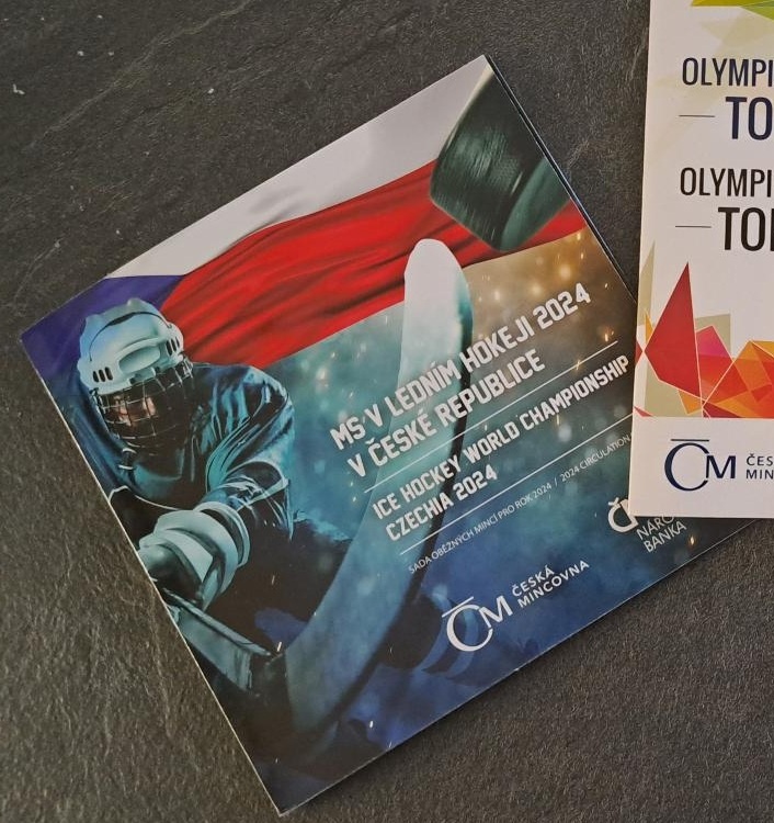 Pamětní mince - MS v ledním hokeji v Praze 2024