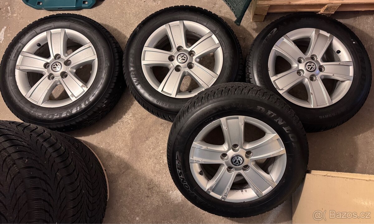 Zimní kola Dunlop 195/65 R15 5x112 57,1
