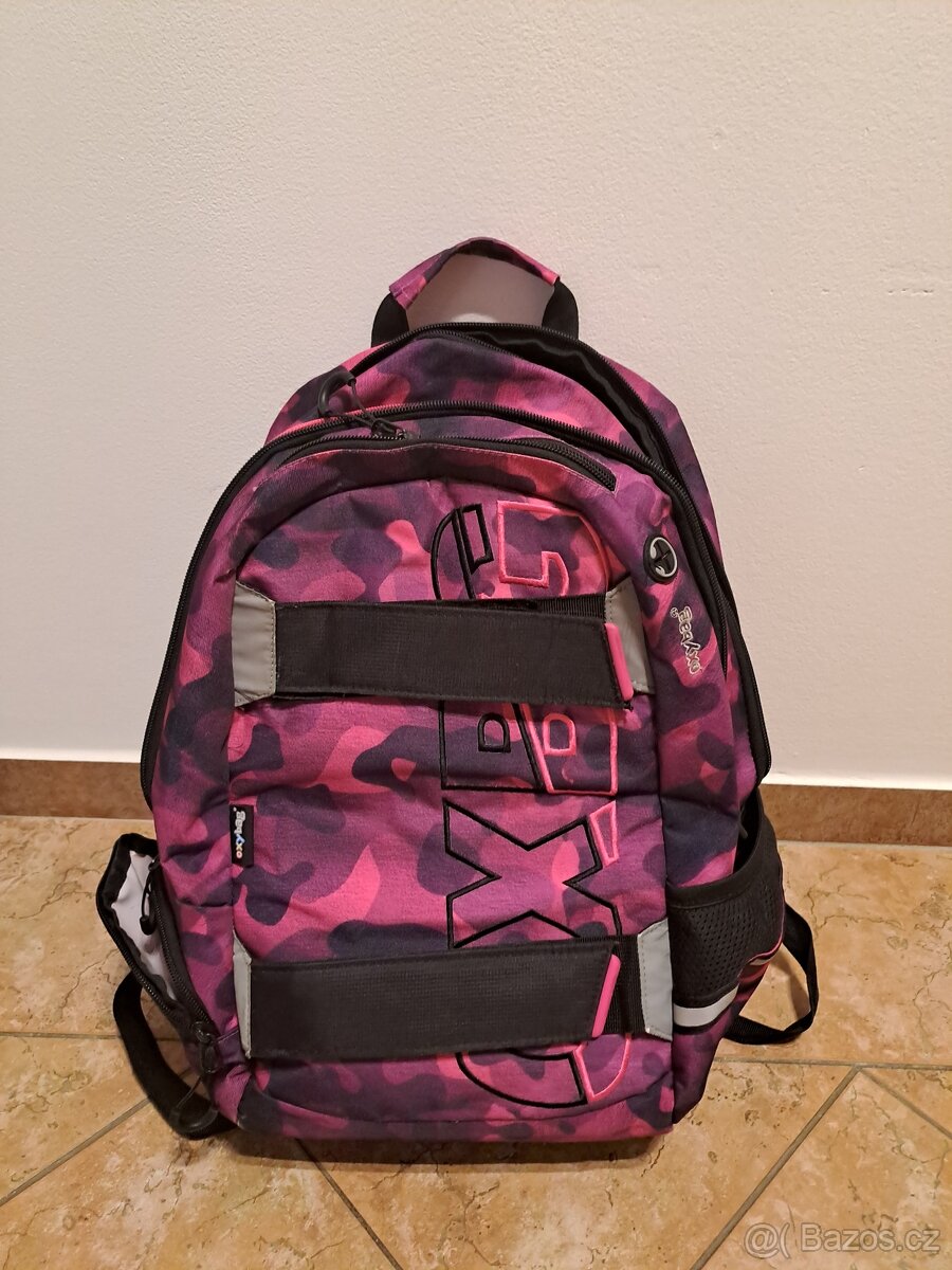 Studentský školní batoh Oxy Sport Camo girl