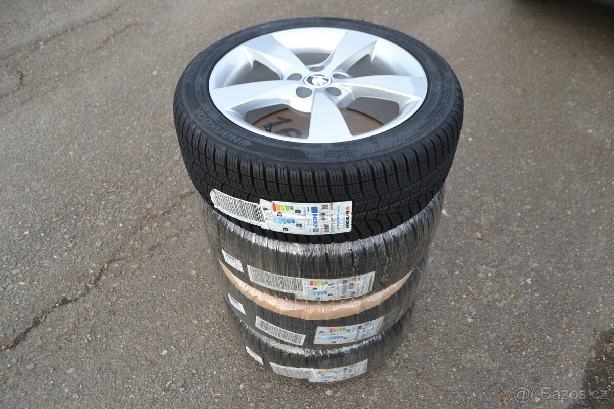 Š.Rapid/ Fabia 3- NOVÝ zimní Alu komplet– 215/45R16.