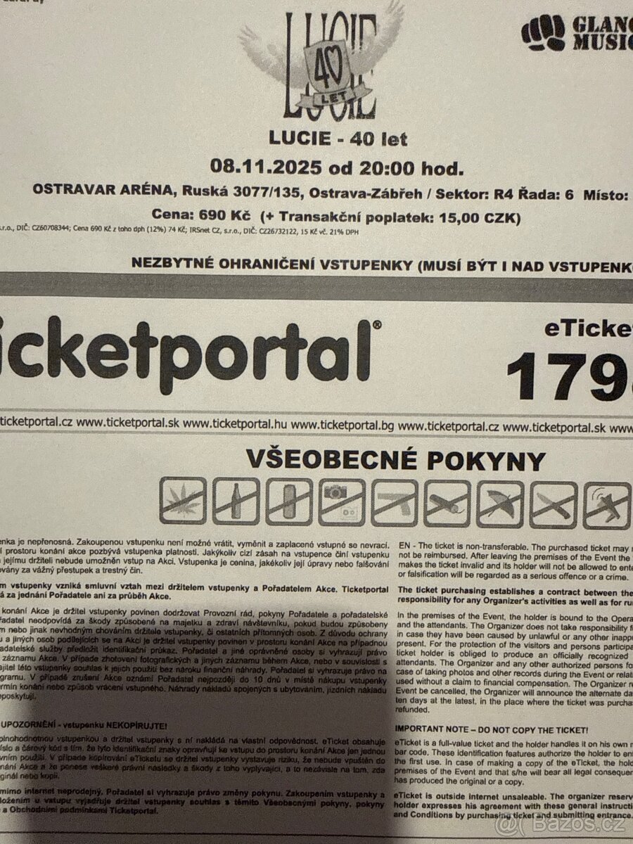 Koncert LUCIE-40 let Ostrava