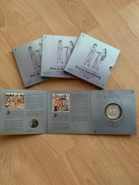 700 cent Lucembursko stříbrná pamětní mince 2010 Sňatek