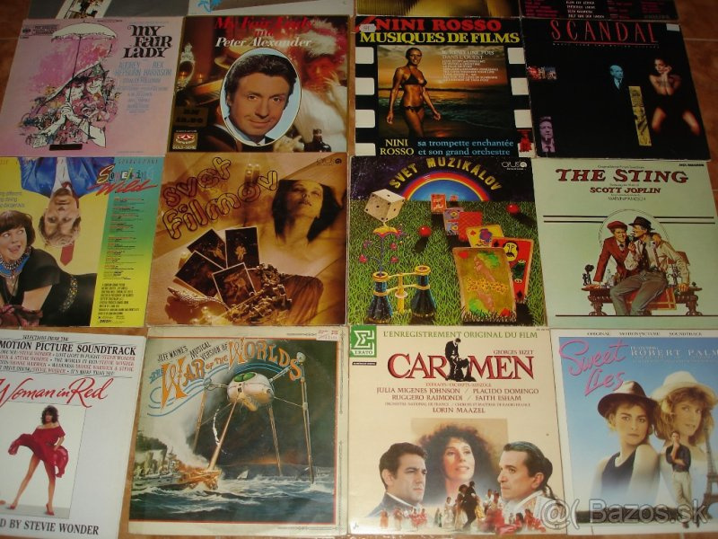 prodám gramodesky soundtrack,hudba z filmú a divadla