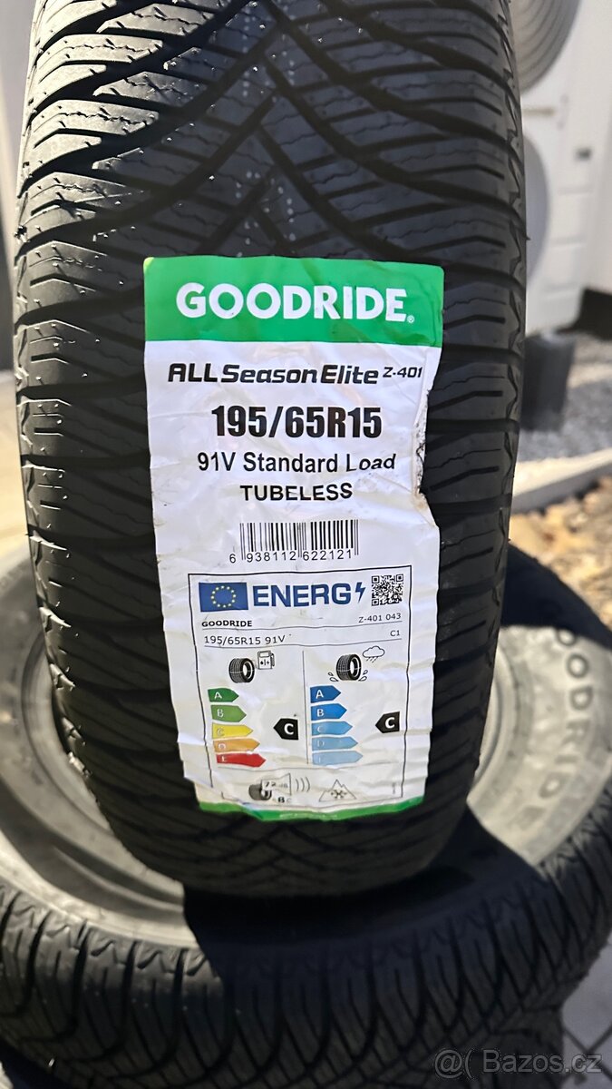 Nové celoroční pneumatiky GoodRide 195/65/15