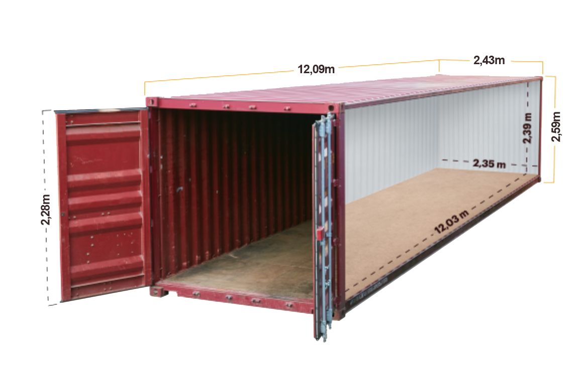Pronájem kontejneru 12m