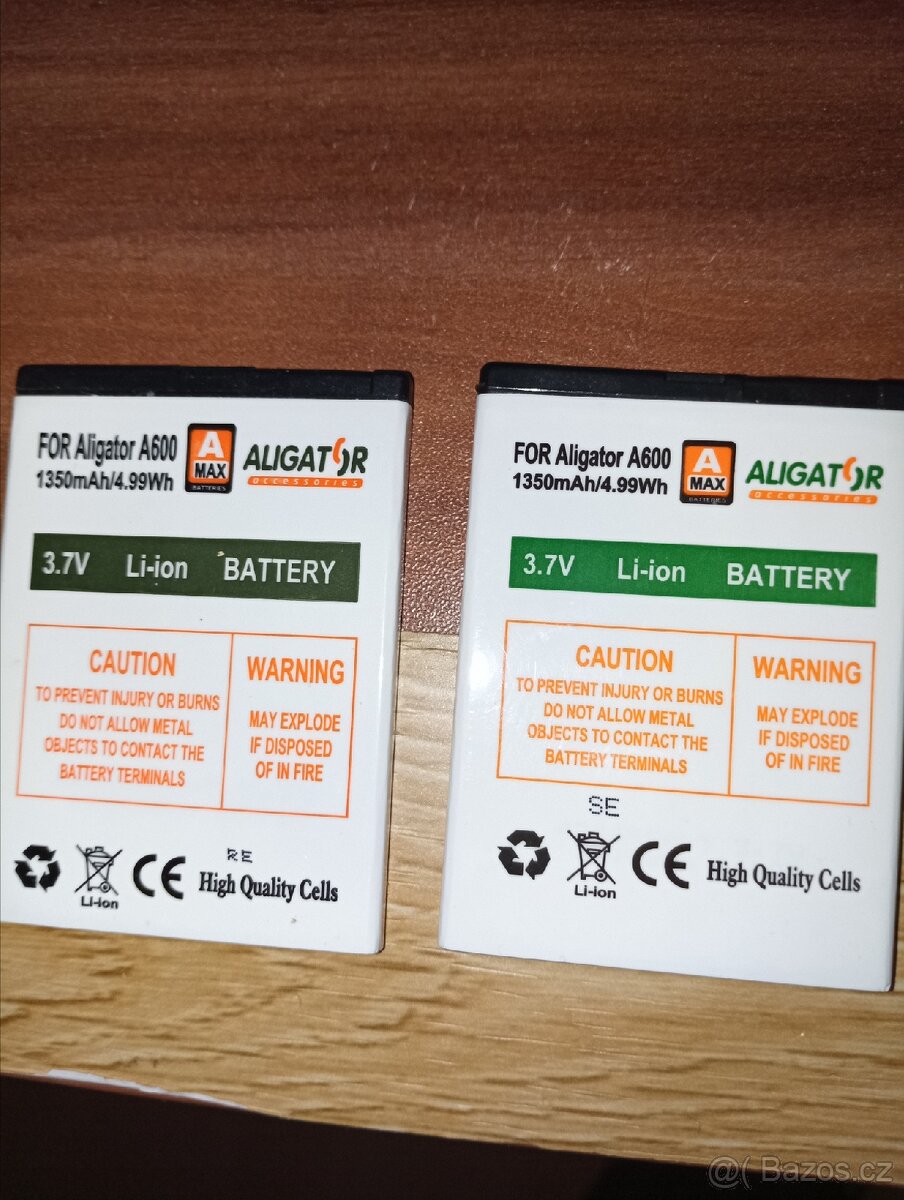 Nové baterie Aligator