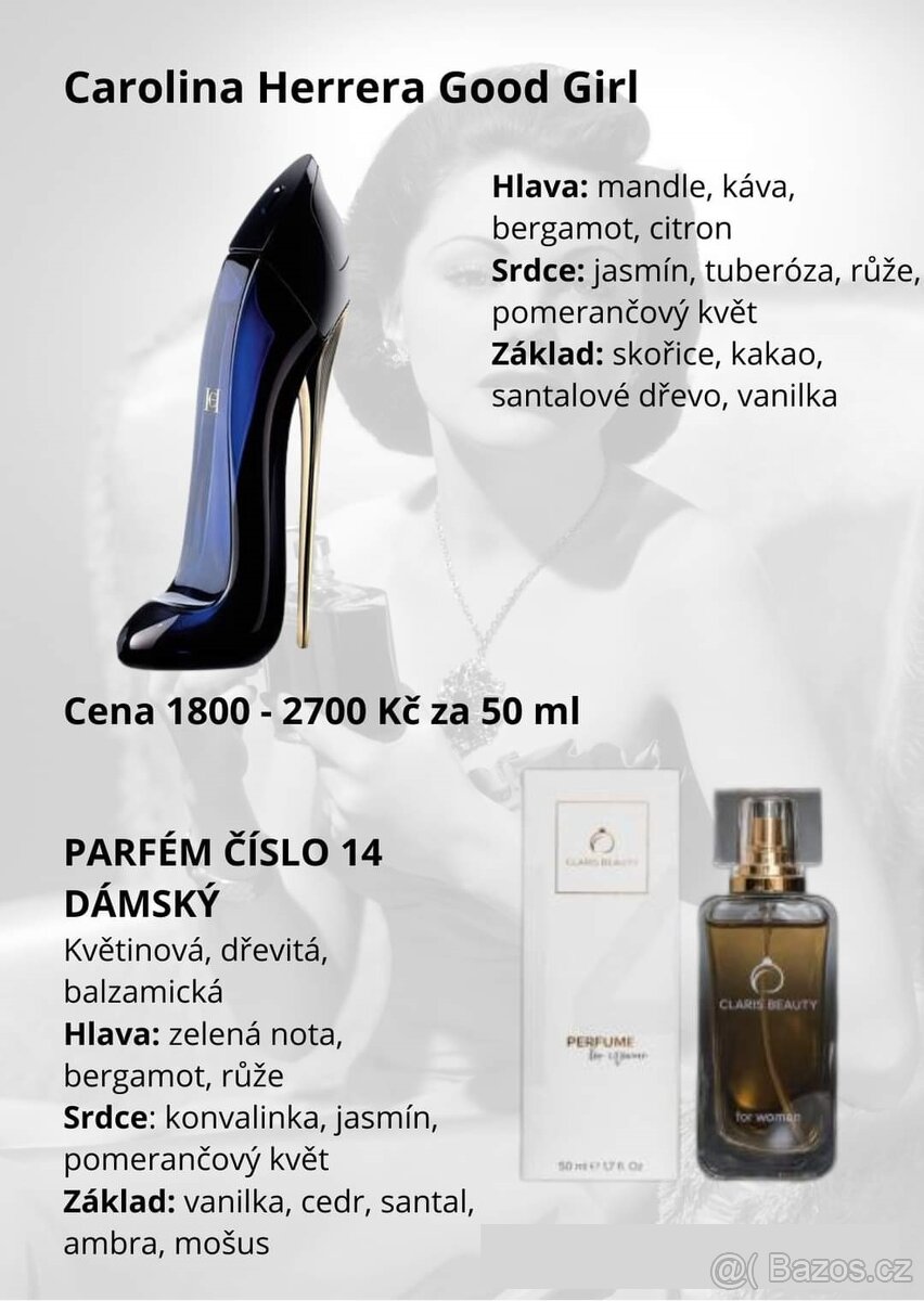 Parfém č. 14 ( inspirace Carolina Herrera – Good Girl )