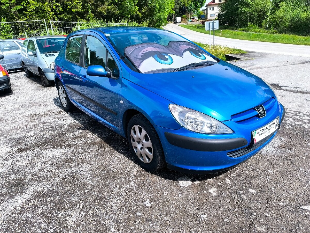Peugeot 307, 2,0HDI66KW,PĚKNÝ,170TKM,SERVIS
