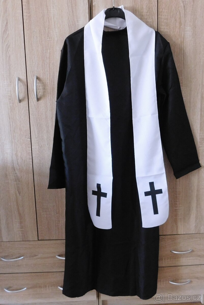 pánský kostým kněze vel.L/XL
