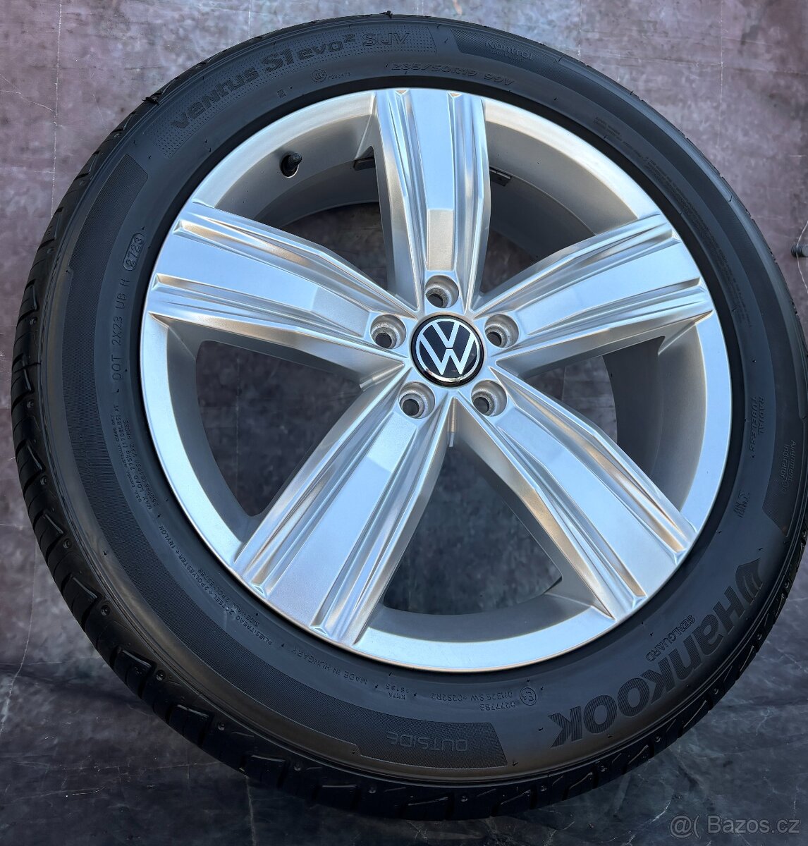 Originální Alu kola 5x112 VW Tiguan 235/50/19 DOT23 letní