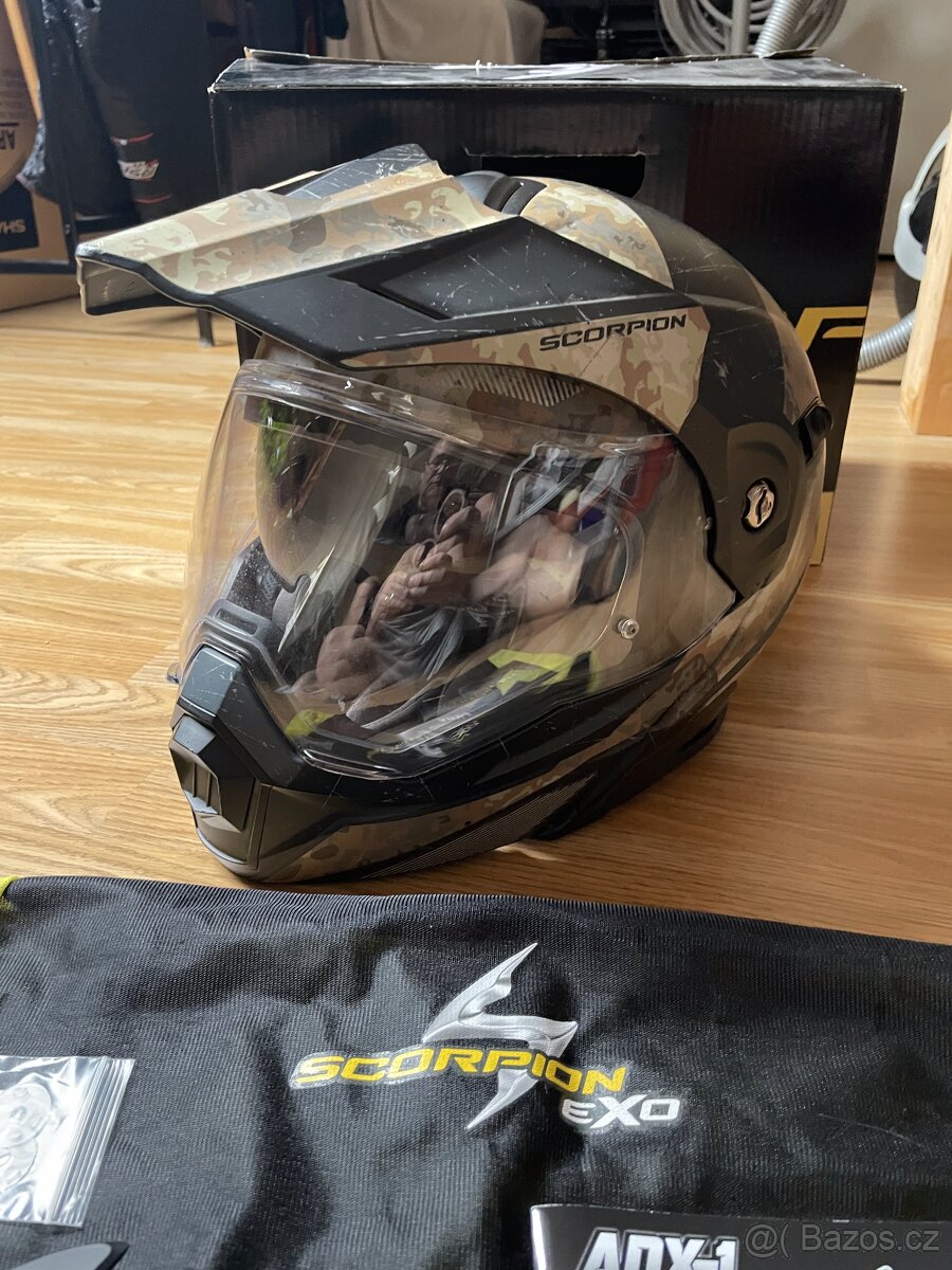 Prodám používanou přilbu Scorpion ADX-1