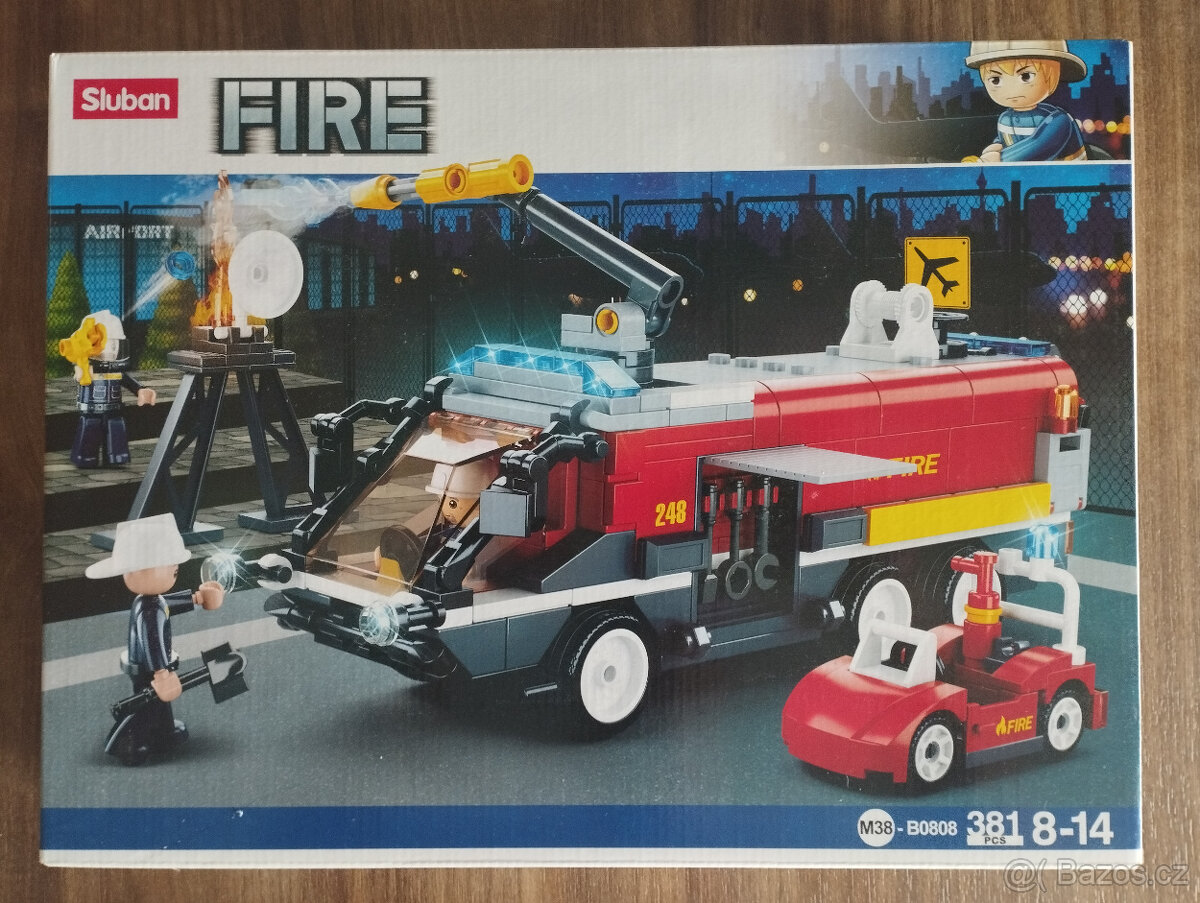 Stavebnice (lego) Sluban Letištní hasičský vůz M38-B0808