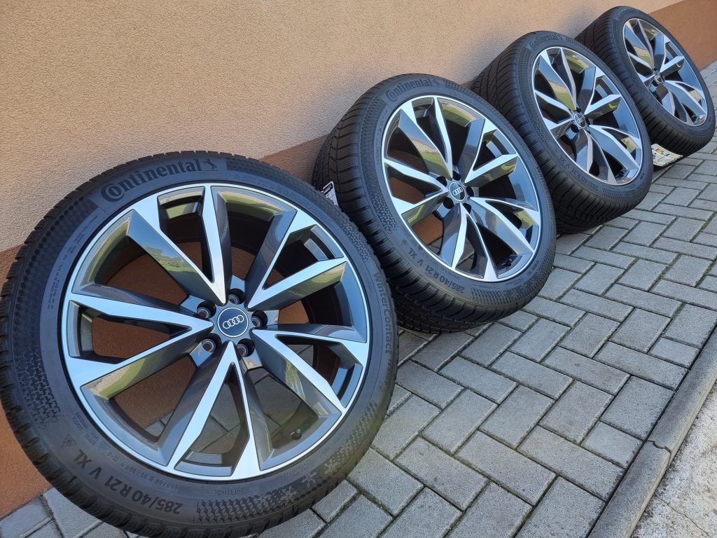 21″ 5×112 AUDI Q7 / SQ7 + 285/40R21 CONTINENTAL nové letné