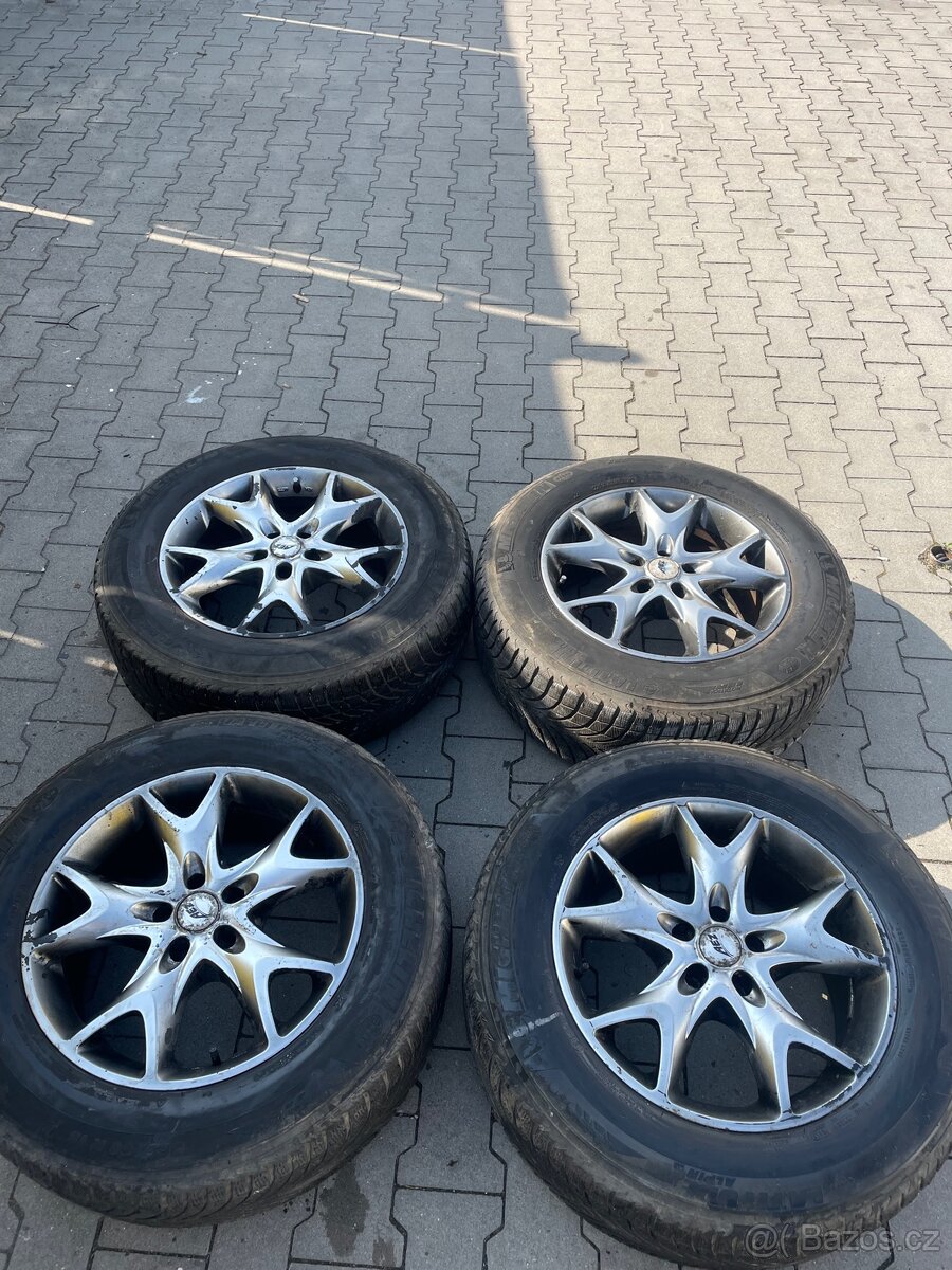 R 18 original AEZ + pneumatiky Michelin 265 60 r18