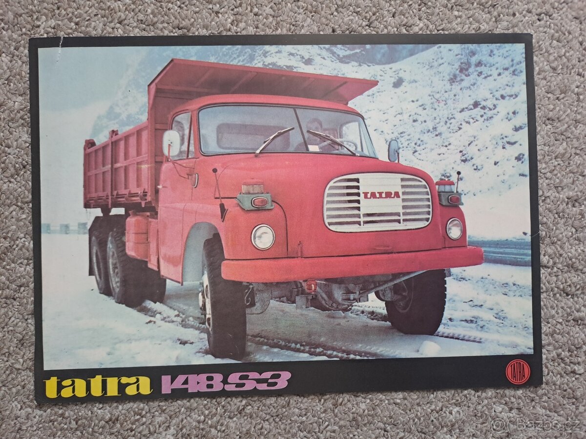 Tatra 148 dobový prospekt pro sběratele