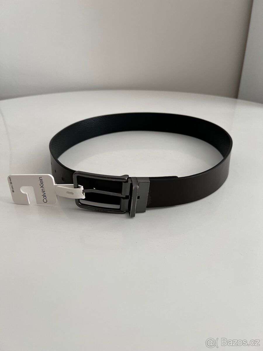 Jak nový kožený opasek pásek Calvin Klein v. 80